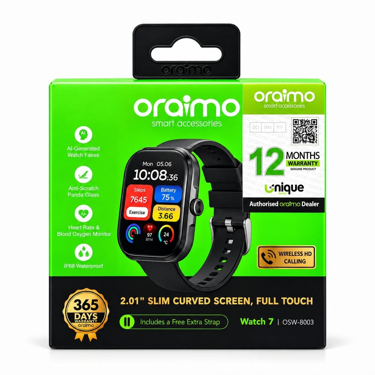 Oraimo Watch 7 Smart Watch (OSW-8003)