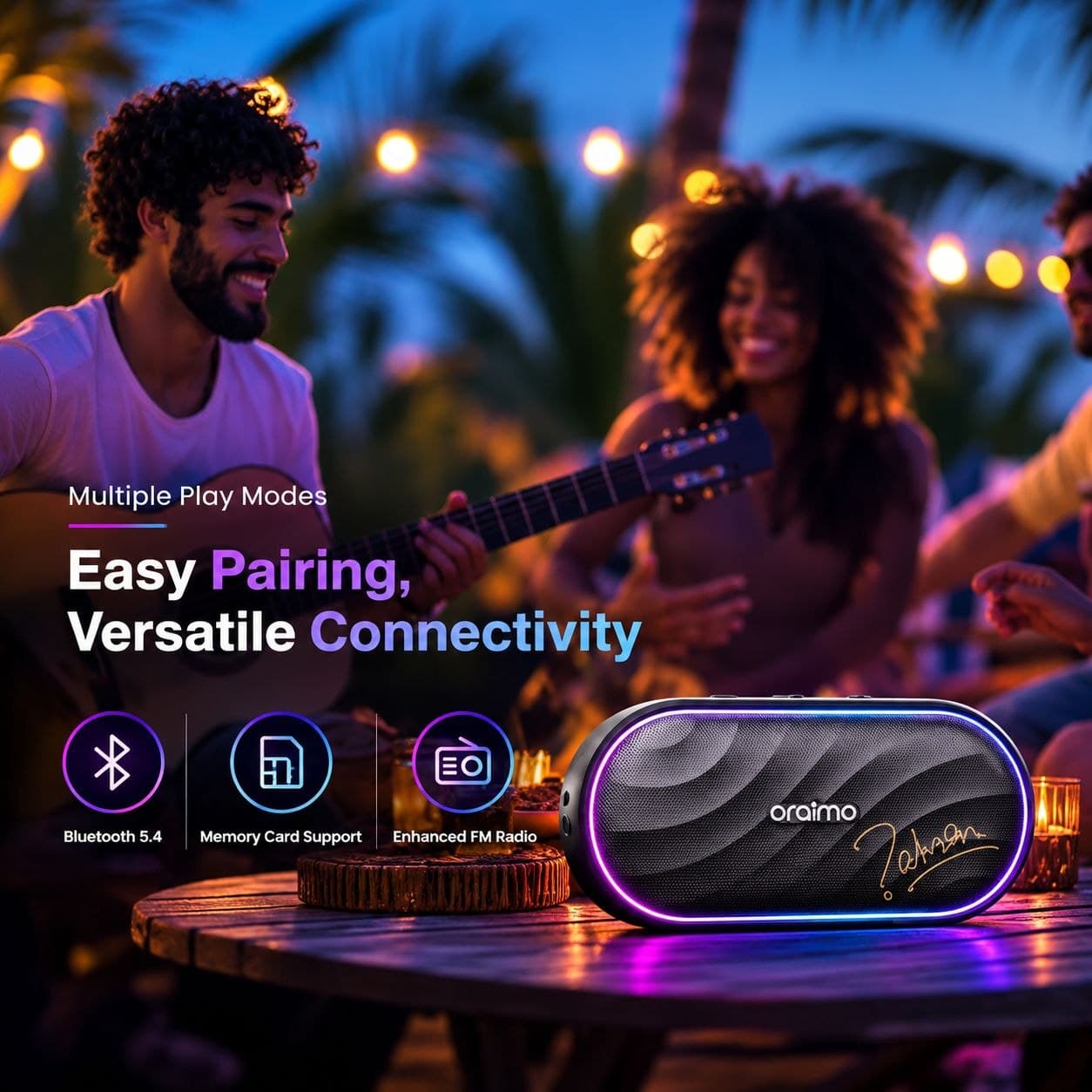 Oraimo SpaceBox 8W FM Wireless Speaker
