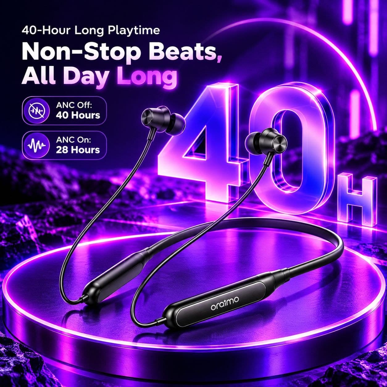 Oraimo Necklace 5 ANC Neckband