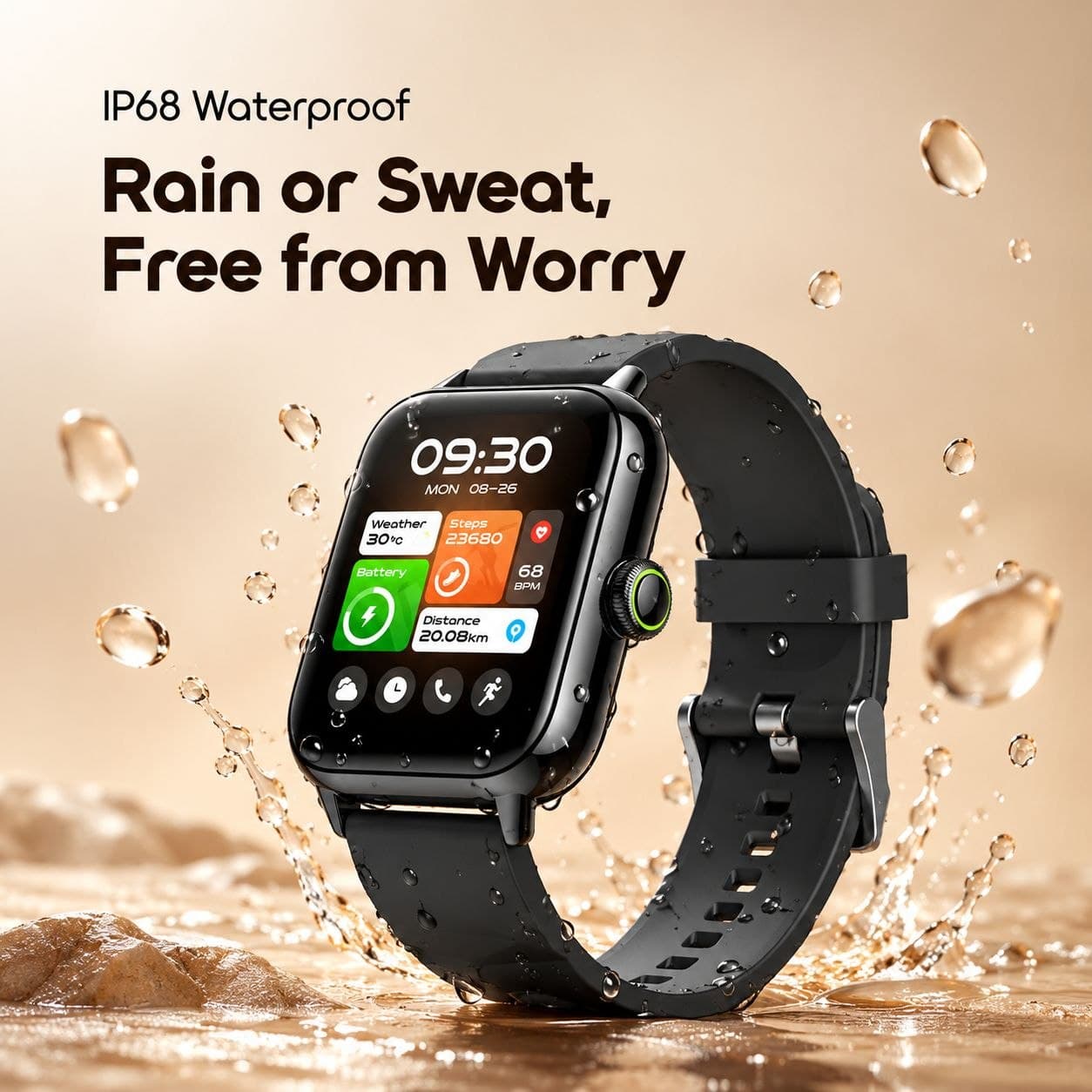 Oraimo Watch 6 Nano 1.52" TFT Full Touch Smart Watch