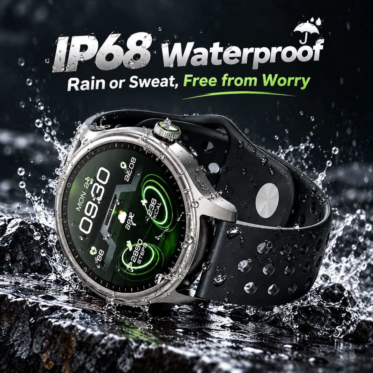 Oraimo Watch 6R 1.39'' Anti-Scratch IP68 Smart Watch