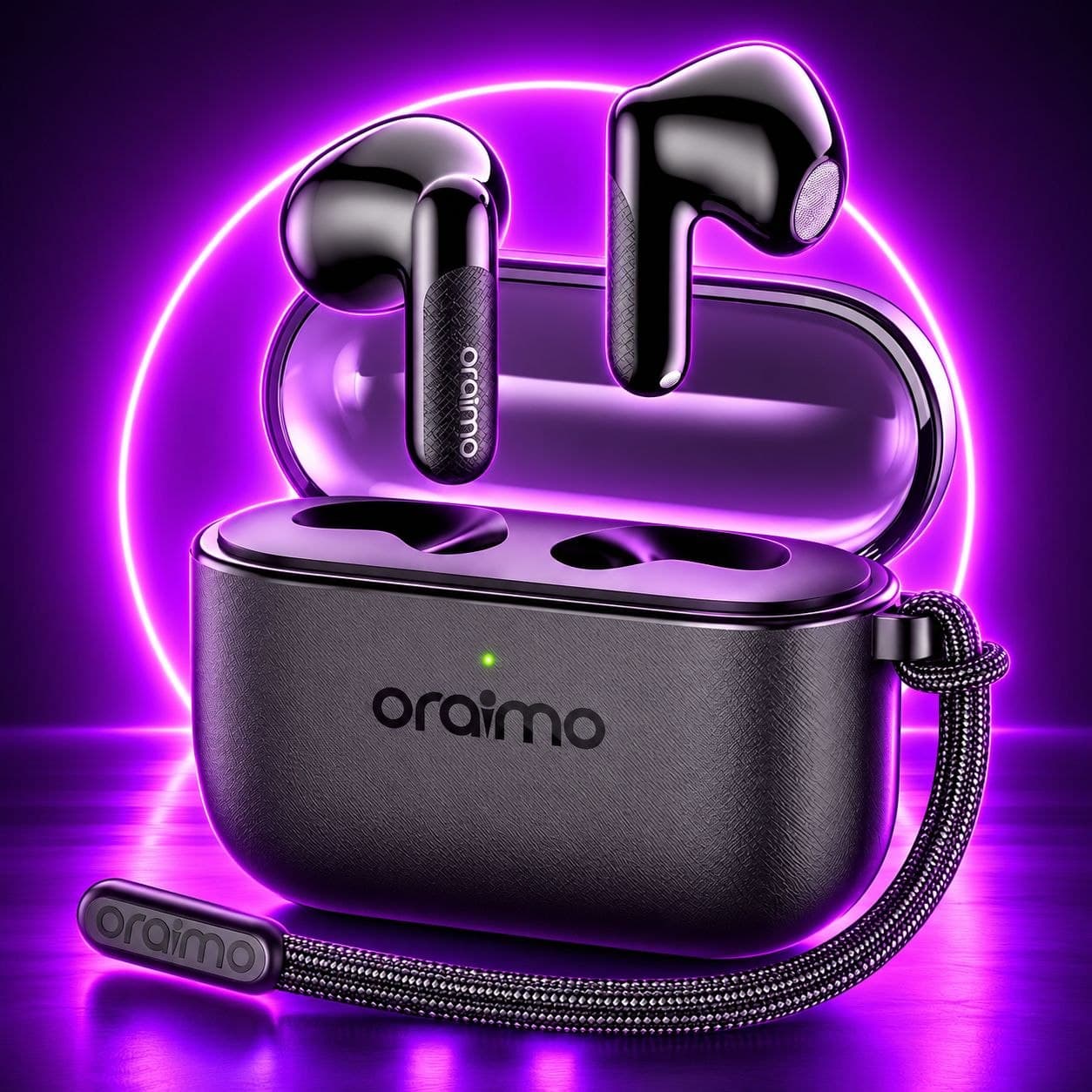 Oraimo SpaceBuds Air 2 50H Long Battery Life Earbuds with Smart Translation