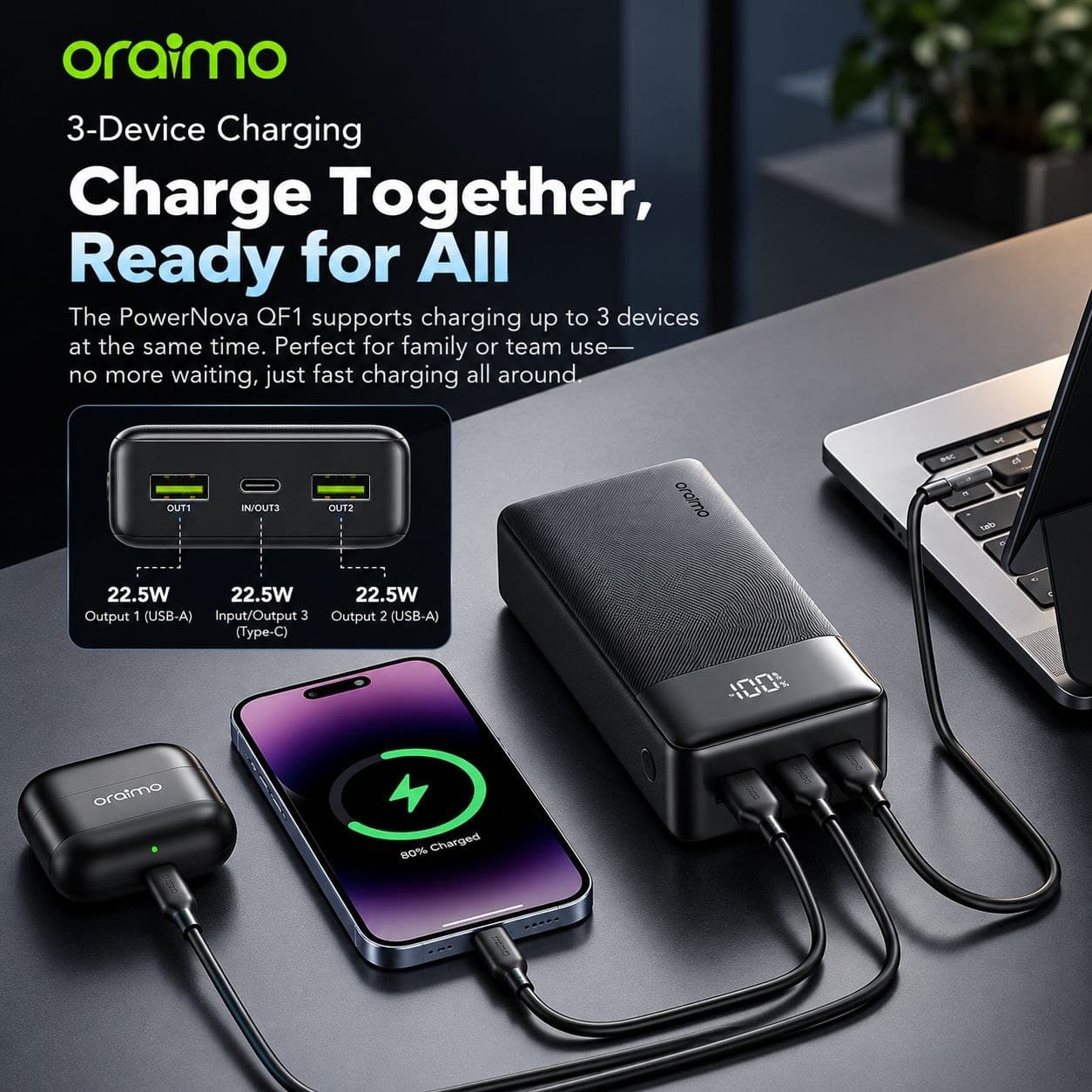 PowerNova QF1 -OPB-7270Q(Power Bank)