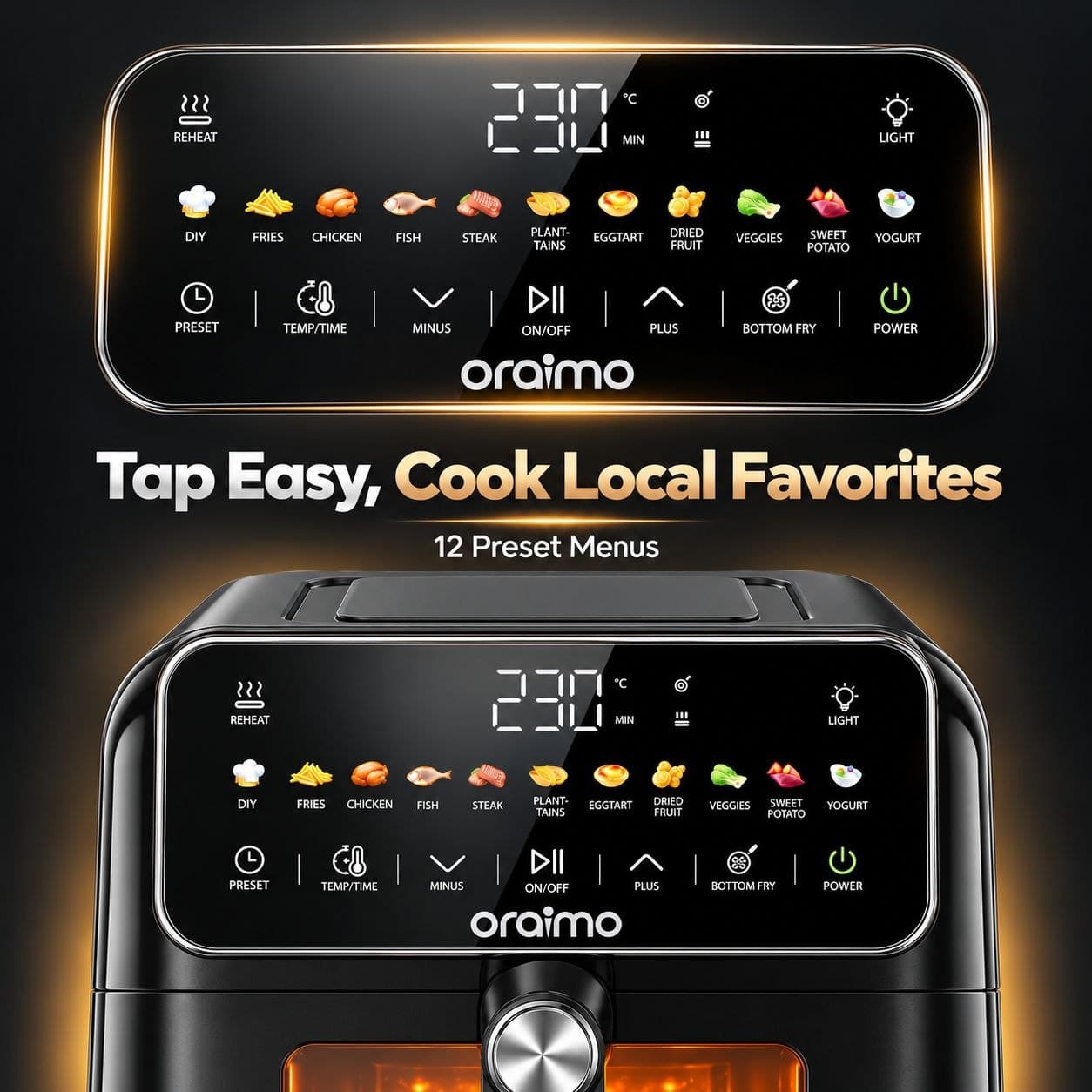 Oraimo Intellifry 9L Air Fryer