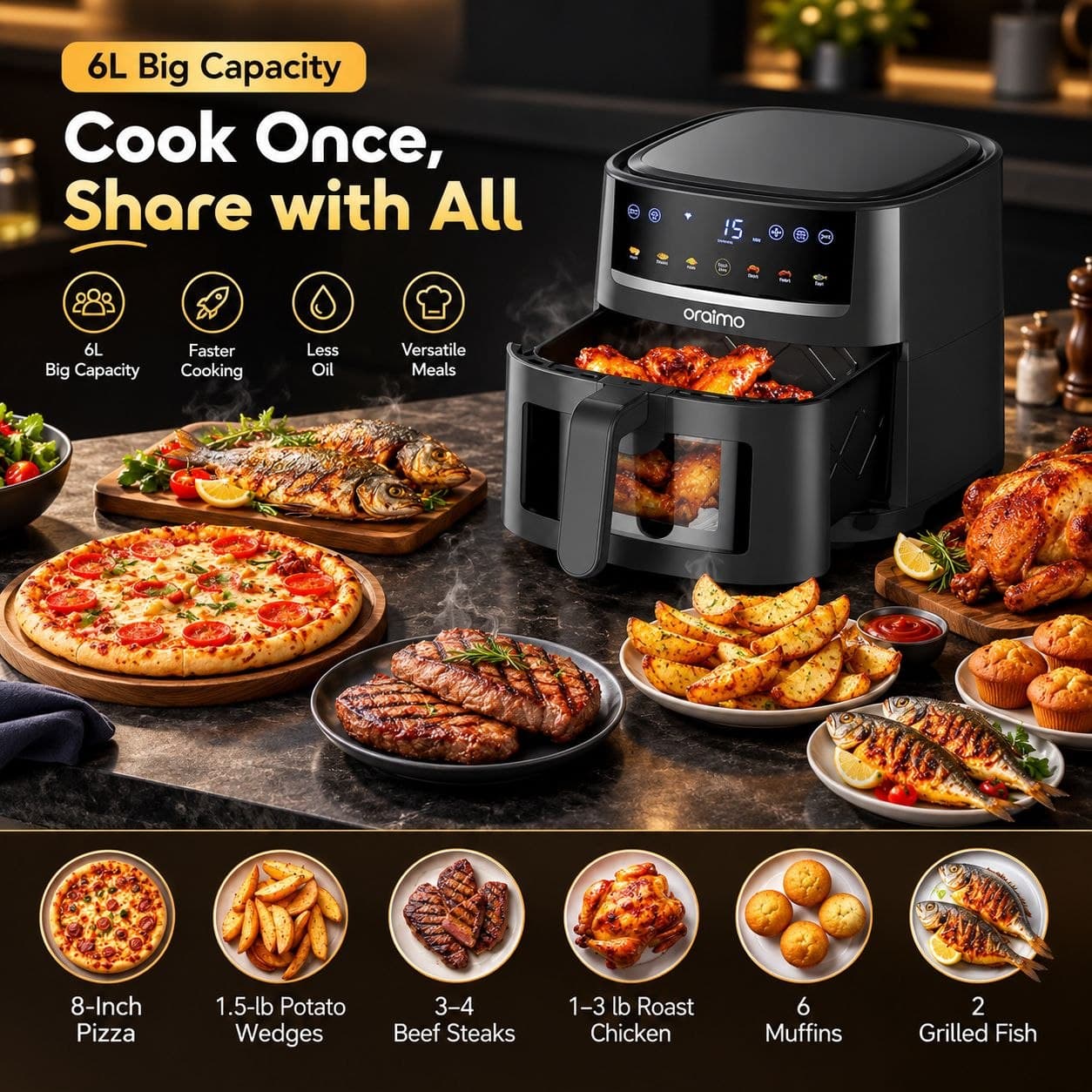 Oraimo NutriFry S1 Ultra Air Fryer