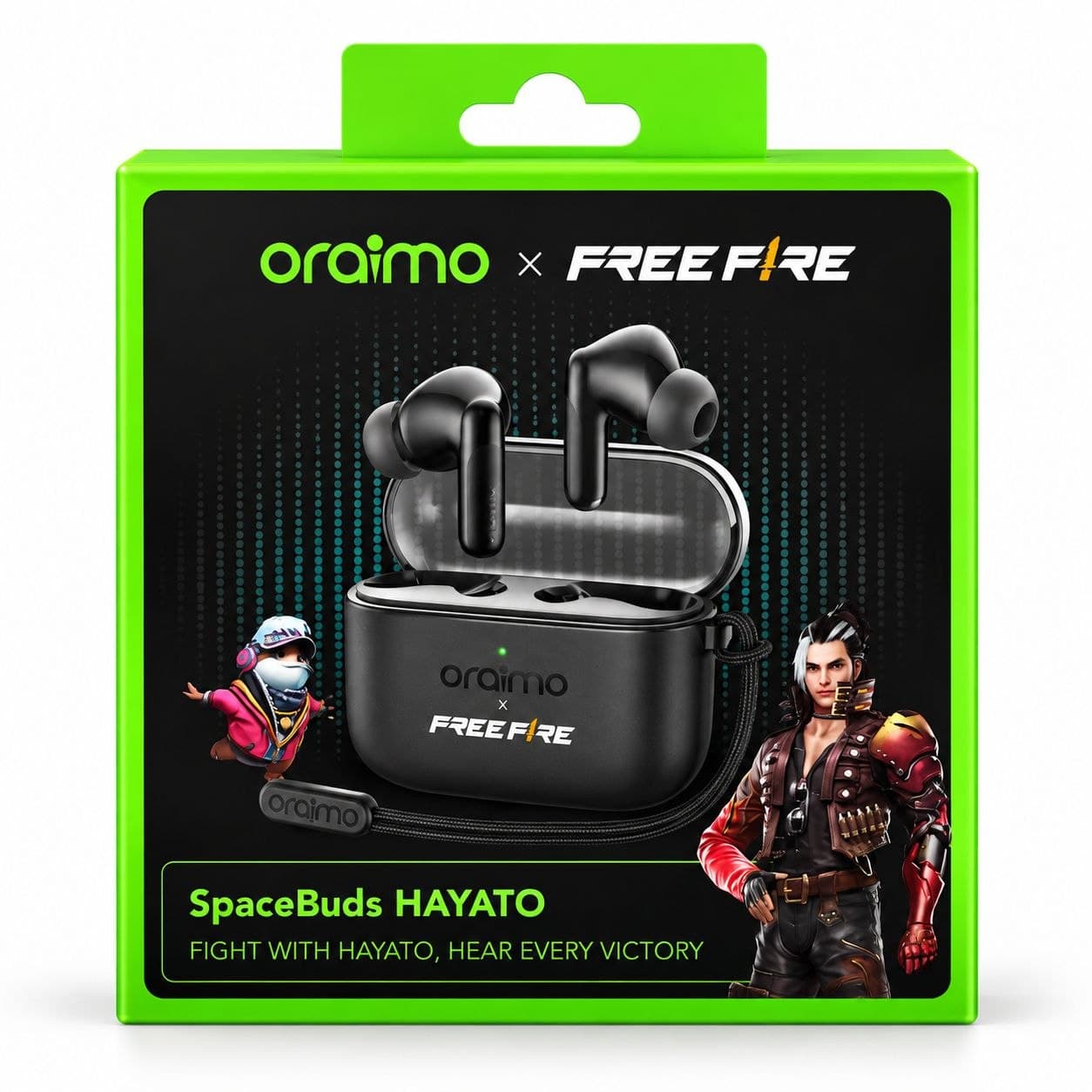 Oraimo SpaceBuds HAYATO Voice Prompt Long-Lasting True Wireless Earbuds
